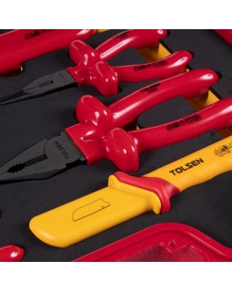 Набор инструментов диэлектрических, универсальный, 18 предметов TOLSEN TTV83718-foto8