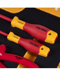 Набор инструментов диэлектрических, универсальный, 25 предметов TOLSEN TTV83825-foto4