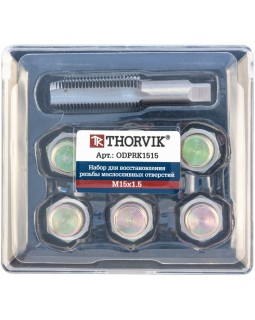 ODPRK1515 Набор для восстановления резьбы сливного отверстия поддона M15х1.5, 7 предметов-foto3