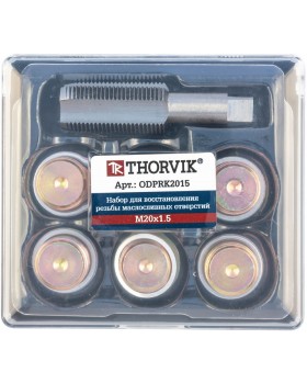 ODPRK2015 Набор для восстановления резьбы сливного отверстия поддона M20х1.5, 7 предметов-foto3