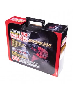 Гайковерт аккумуляторный ударный 1/2", 813 Нм, 18 В, 4 предмета, кейс MIGHTY SEVEN DW-401A-foto12