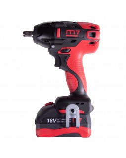 Гайковерт аккумуляторный ударный 1/2", 813 Нм, 18 В, 4 предмета, кейс MIGHTY SEVEN DW-401A-foto4