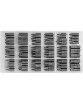 Комплект вставок-бит 1/4"DR, 18 видов по 10 штук