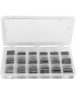 Комплект вставок-бит 1/4"DR, 18 видов по 10 штук-foto2