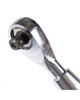 Трещотка 1/2", 550 мм, 90 зубцов, флажковая, фиксатор, телескопическая KING TONY 4773-22GS-foto6