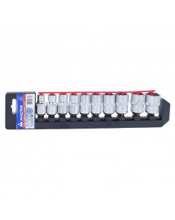 Набор торцевых головок 1/2&quot;, 10-24 мм, 10 предметов МАСТАК 000-4010H-foto2