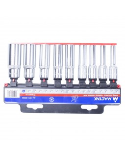 Набор торцевых глубоких головок 3/8&quot;, 6-19 мм, 9 предметов МАСТАК 001-3009H-foto2