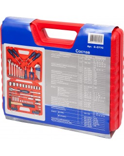 Набор инструментов универсальный, 77 предметов МАСТАК 0-077C-foto5