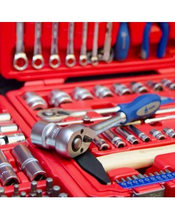 Набор инструментов универсальный, 77 предметов МАСТАК 0-077C-foto6