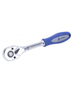 Трещотка 3/8&quot;, 45 зубцов, флажковая с кнопкой МАСТАК 010-31408H