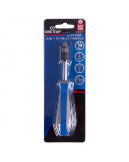 Отвертка вороток 1/4", скользящий держатель 1/4", 150 мм KING TONY 2176DF-foto5
