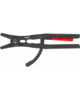 P9916D Щипцы изогнутые для стопорных колец удлиненные с ПВХ рукоятками, разжим, 310 мм, 85-165 мм
