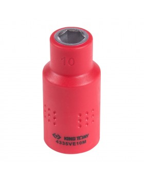 Головка торцевая диэлектрическая шестигранная 1/2&quot;, 10 мм KING TONY 4335VE10M