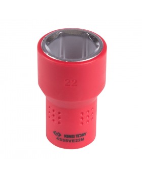 Головка торцевая диэлектрическая шестигранная 1/2&quot;, 22 мм KING TONY 4335VE22M