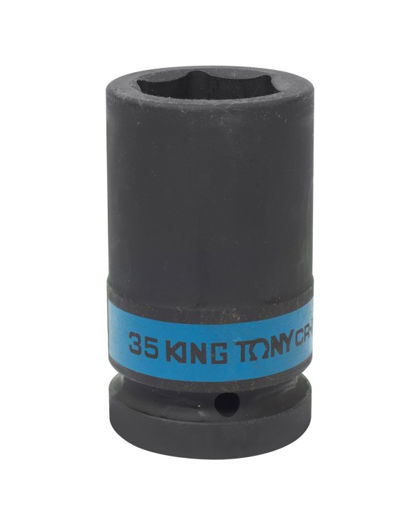 Головка торцевая ударная глубокая шестигранная 1&quot;, 35 мм KING TONY 843535M