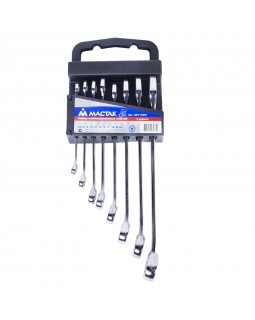 Набор комбинированных ключей, 8-22 мм, 8 предметов МАСТАК 0211-08H-foto2