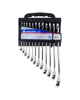 Набор комбинированных ключей, 8-22 мм, 12 предметов МАСТАК 0211-12H-foto2