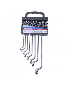 Набор накидных ключей, 6-22 мм, 8 предметов МАСТАК 0231-08H-foto2