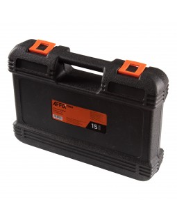 Вакуумметр, от -1 до 0 бар, комплект адаптеров, кейс, 15 предметов AFFIX AF12030015C-foto2