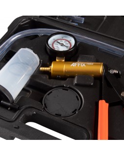 Вакуумметр, от -1 до 0 бар, комплект адаптеров, кейс, 15 предметов AFFIX AF12030015C-foto3