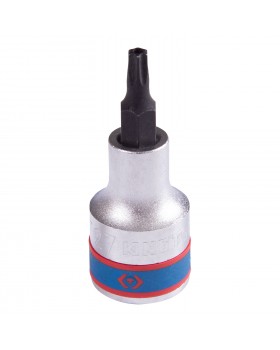 Насадка (бита) торцевая 1/2&quot;, Torx, T27, L = 60 мм, с отверстием KING TONY 402727