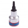 Насадка (бита) торцевая 1/2&quot;, Torx, T27, L = 60 мм, с отверстием KING TONY 402727
