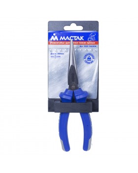 Пассатижи удлиненные тонкие прямые 200 мм, держатель МАСТАК 030-10200H-foto2