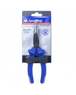 Пассатижи удлиненные тонкие загнутые 200 мм, держатель МАСТАК 030-11200H-foto2