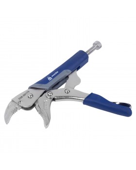 Зажим с фиксатором 175 мм, фигурные губки МАСТАК 036-00175H-foto4