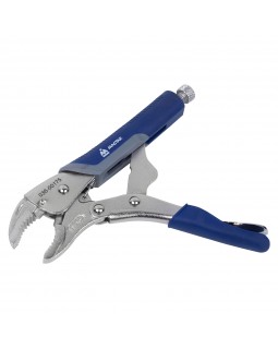 Зажим с фиксатором 175 мм, фигурные губки МАСТАК 036-00175H-foto3