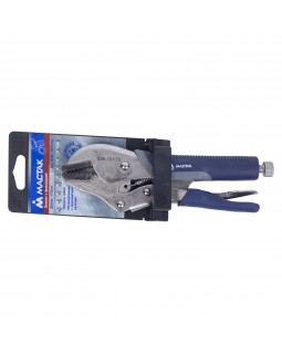 Зажим с фиксатором 175 мм, прямые губки МАСТАК 036-10175H-foto2