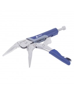 Зажим с фиксатором 225 мм, длинные губки МАСТАК 036-30225H-foto2