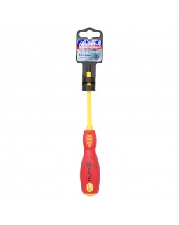 Отвертка шлицевая Slotted 4.0х100 мм, диэлектрическая, держатель МАСТАК 040-40100EH-foto2