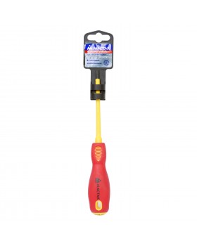 Отвертка шлицевая Slotted 4.0х100 мм, диэлектрическая, держатель МАСТАК 040-40100EH-foto2