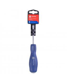 Отвертка шлицевая Slotted 5.5x75 мм, силовая, держатель МАСТАК 040-55752H-foto2