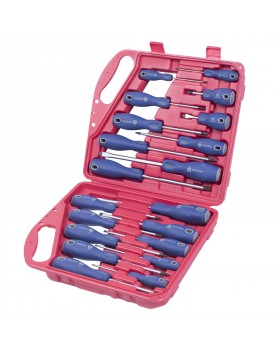 Набор отверток в пластиковом кейсе, 20 предметов МАСТАК 04-20C