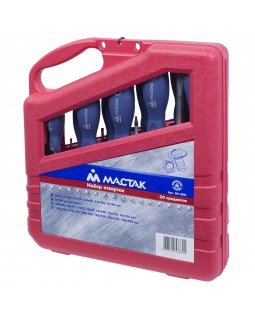 Набор отверток в пластиковом кейсе, 20 предметов МАСТАК 04-20C-foto2