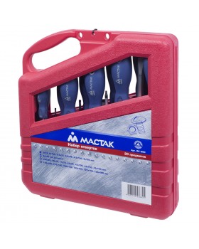 Набор отверток в пластиковом кейсе, 20 предметов МАСТАК 04-20C-foto2