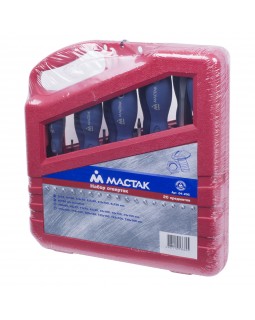 Набор отверток в пластиковом кейсе, 20 предметов МАСТАК 04-20C-foto3