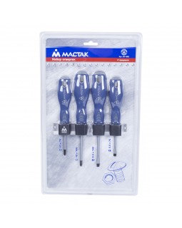 Набор отверток с держателем, 4 предмета МАСТАК 04-4RB-foto2