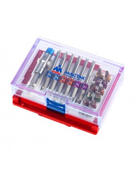 Набор вставок (бит) 1/4", TORX, HEX, PZ, PH, SLOT, 19 предметов МАСТАК 058-10019C-foto6