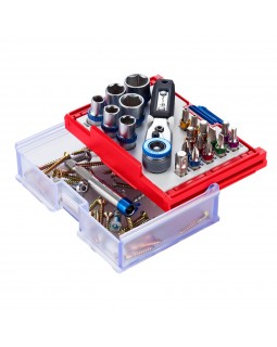 Набор вставок (бит) 1/4&quot;, TORX, HEX, PZ, PH, SLOT, 20 предметов МАСТАК 058-10020C-foto7