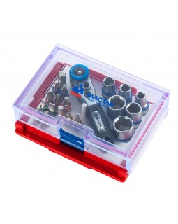 Набор вставок (бит) 1/4&quot;, TORX, HEX, PZ, PH, SLOT, 20 предметов МАСТАК 058-10020C-foto3