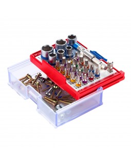 Набор вставок (бит) 1/4&quot;, TORX, HEX, PZ, PH, SLOT, 28 предметов МАСТАК 058-10028C-foto7