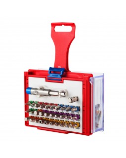 Набор вставок (бит) 1/4&quot;, TORX, HEX, PZ, PH, SLOT, 32 предмета МАСТАК 058-10032C-foto3