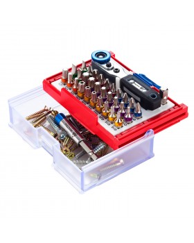 Набор вставок (бит) 1/4", TORX, HEX, PZ, PH, SLOT, 33 предмета МАСТАК 058-10033C-foto3