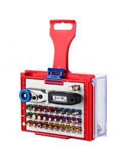 Набор вставок (бит) 1/4&quot;, TORX, HEX, PZ, PH, SLOT, 33 предмета МАСТАК 058-10033C-foto4