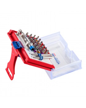 Набор вставок (бит) 1/4", TORX, HEX, PZ, PH, SLOT, 28 предметов МАСТАК 058-11028C-foto4