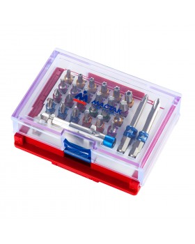 Набор вставок (бит) 1/4", TORX, HEX, PZ, PH, SLOT, 28 предметов МАСТАК 058-11028C-foto5