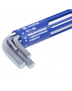 Набор Г-образных шестигранников, 2-10 мм, 8 предметов МАСТАК 0611-8HB-foto3